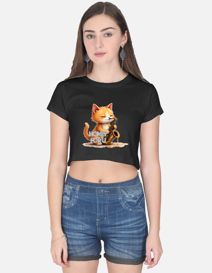 Music & Mischief Crop Top
