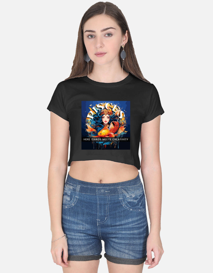 Pisces Crop Top